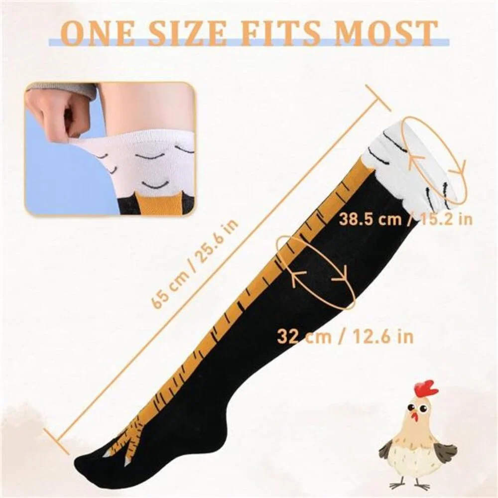 GAG GIFT! Chicken Feet Socks HILARIOUS Novelty funny socks